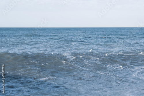 waves on the beach