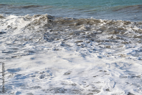 waves on the beach