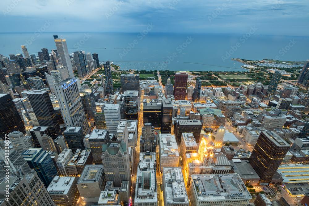 Chicago skyline - North Avenue Beach