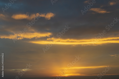 Fototapeta Naklejka Na Ścianę i Meble -  sunset in the clouds