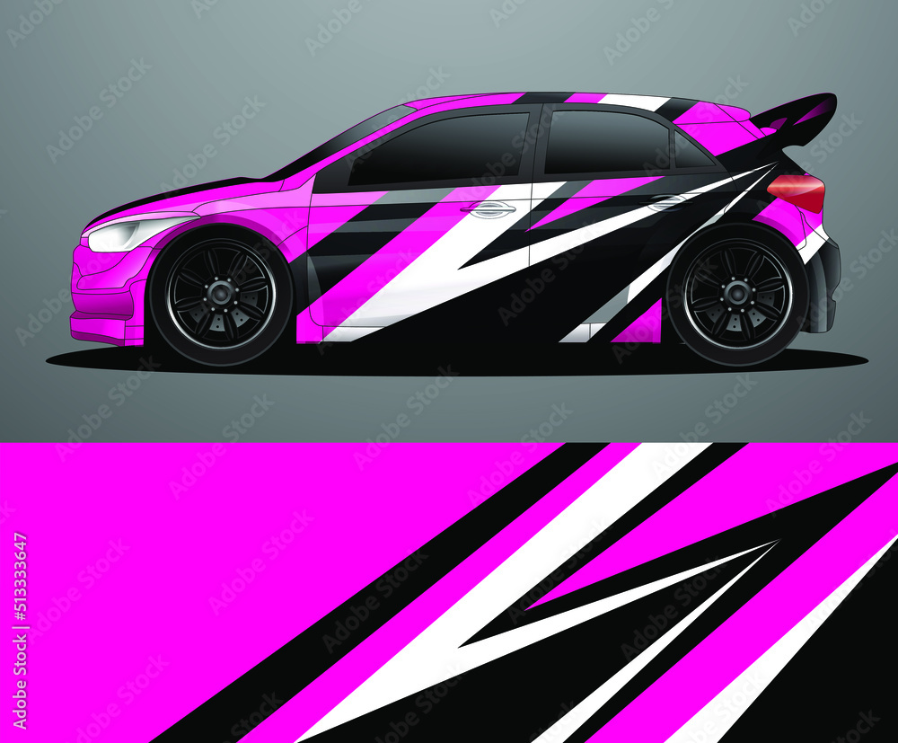 Rally car decal graphic wrap vector, abstract background Rally car decal graphic wrap vector, abstract background