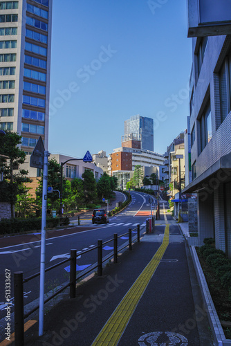 東京港区赤坂7丁目の薬研坂を望む © Tsubasa Mfg