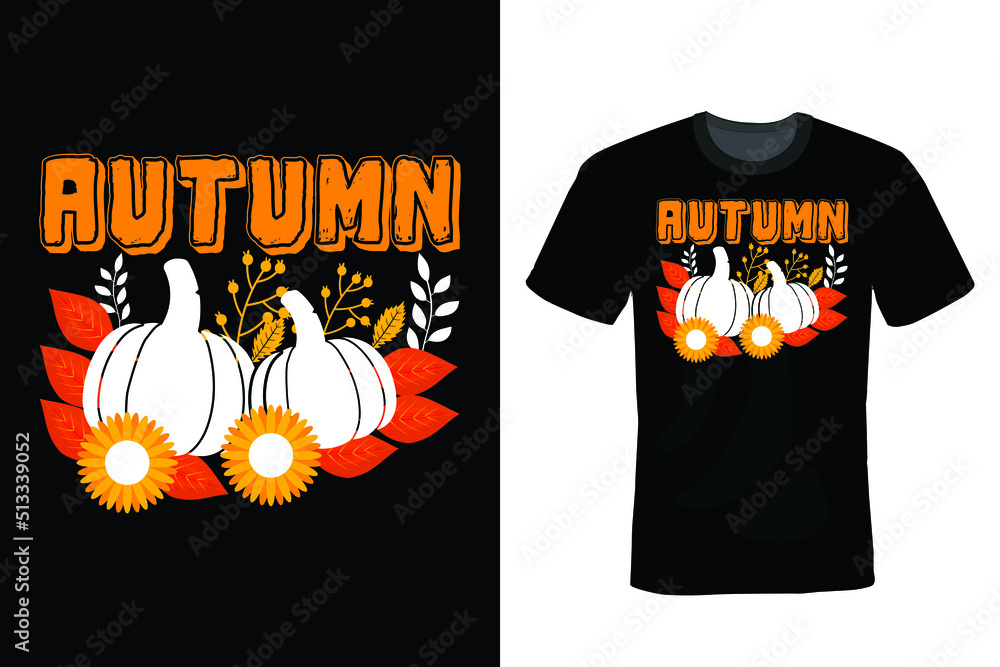Autumn T shirt design Autumn T shirt design