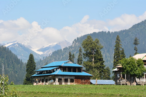 Swiss alpine village