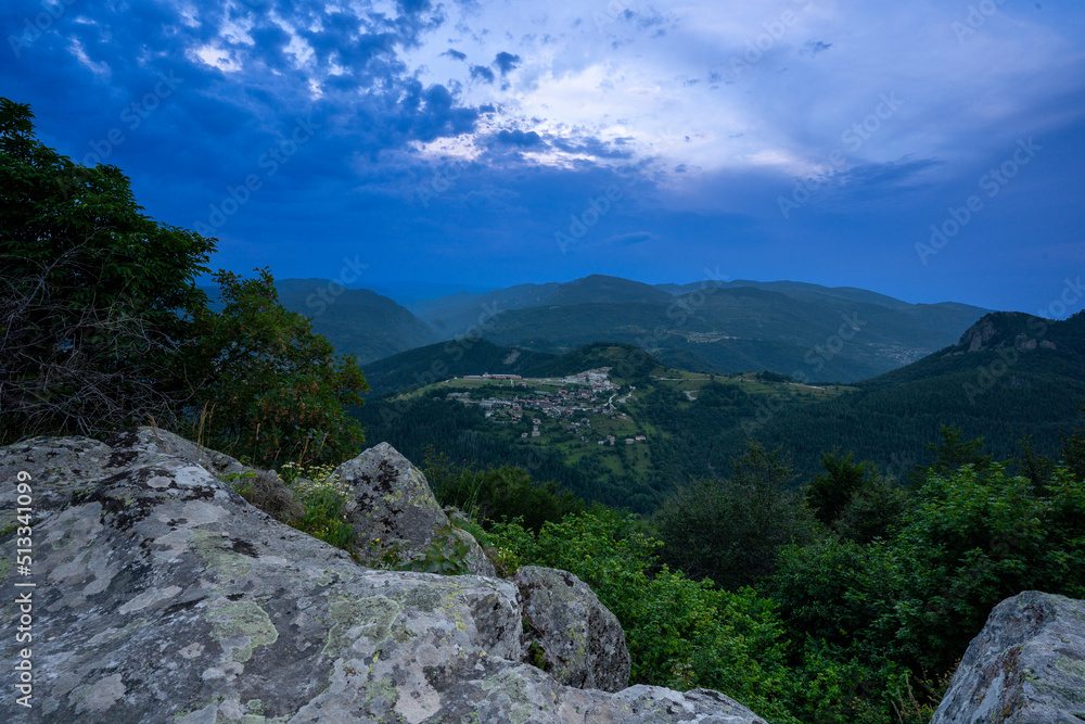 Wonderful mysterious Belintash rocky formation in Bulgaria