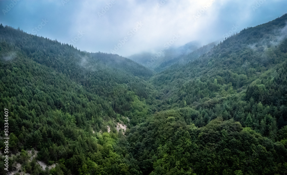 Wonderful mysterious Belintash rocky formation in Bulgaria