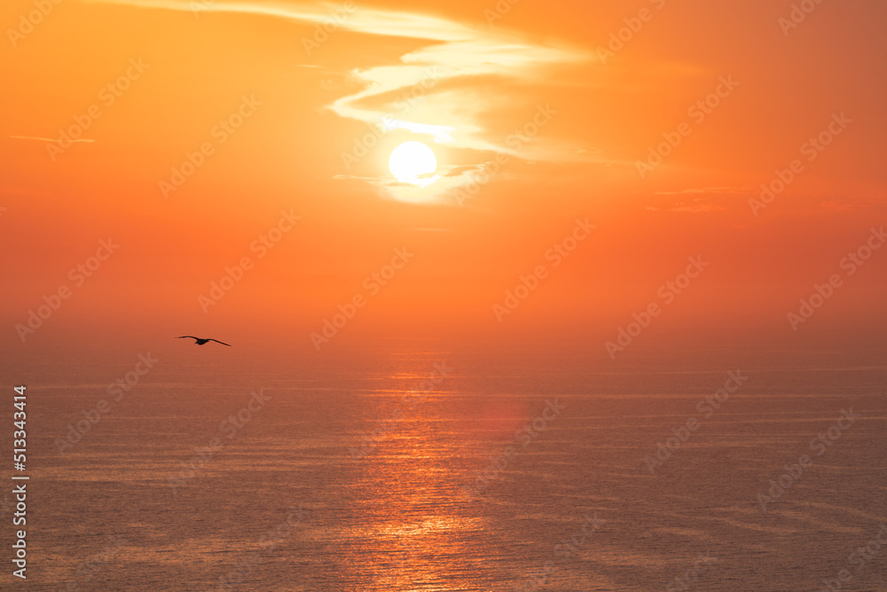 Beautiful Santorini island at sunset, Greece Beautiful Santorini island at sunset, Greece