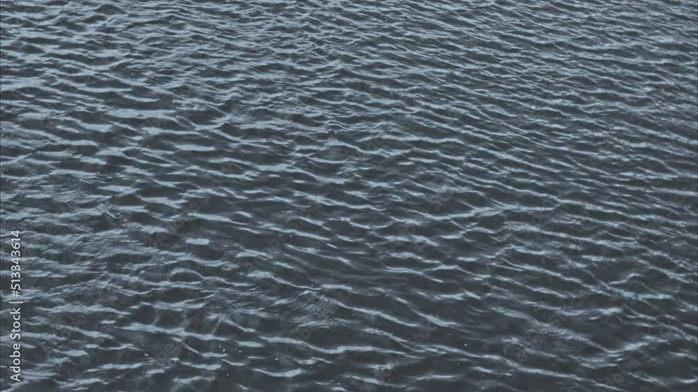 the waves on the river smoothly create the texture of the water. calm water. Slow Motion 100fps 2.8k the waves on the river smoothly create the texture of the water. calm water. Slow Motion 100fps 2.8k