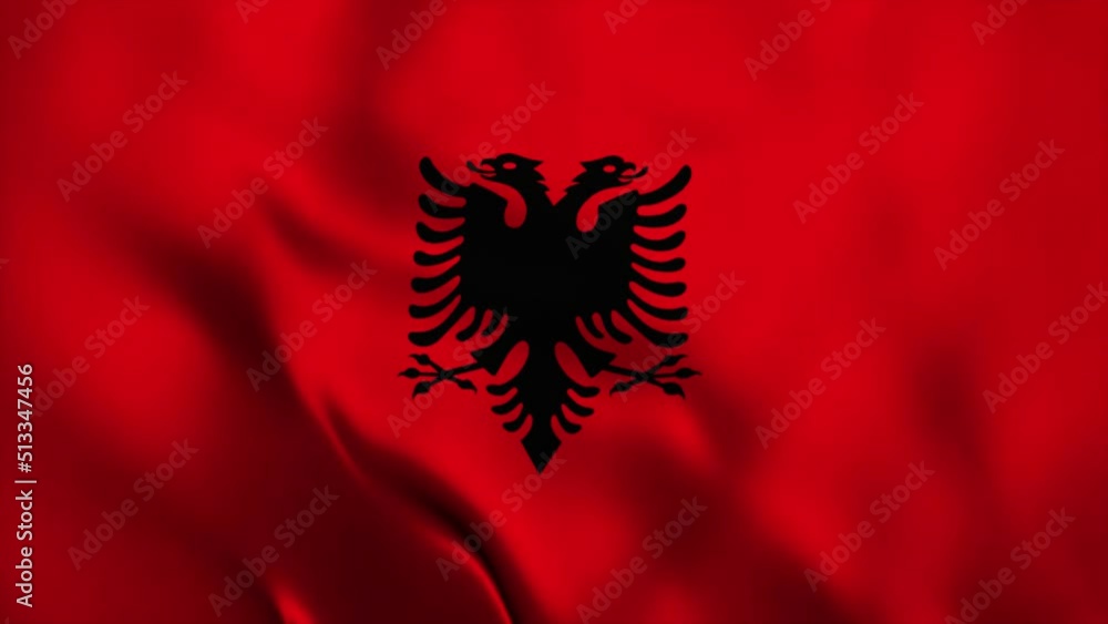 animation video flag independen day of albania animation video flag independen day of albania