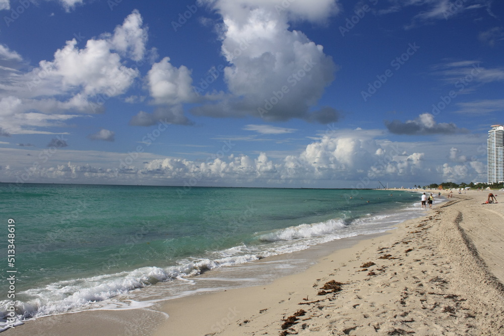 South Beach located in Miami, Florida