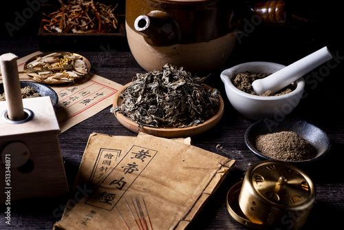 Background of moxibustion and Chinese herbal medicine