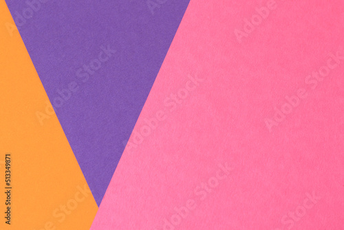 violet, pink and orange empty paper background