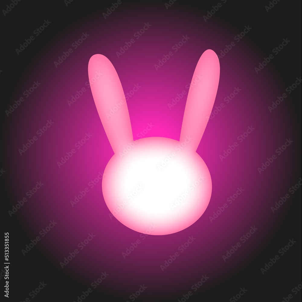 Fototapeta premium pink bunny