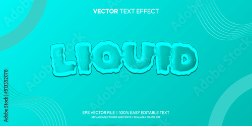 Slime liquid oli 3d style editable text effect