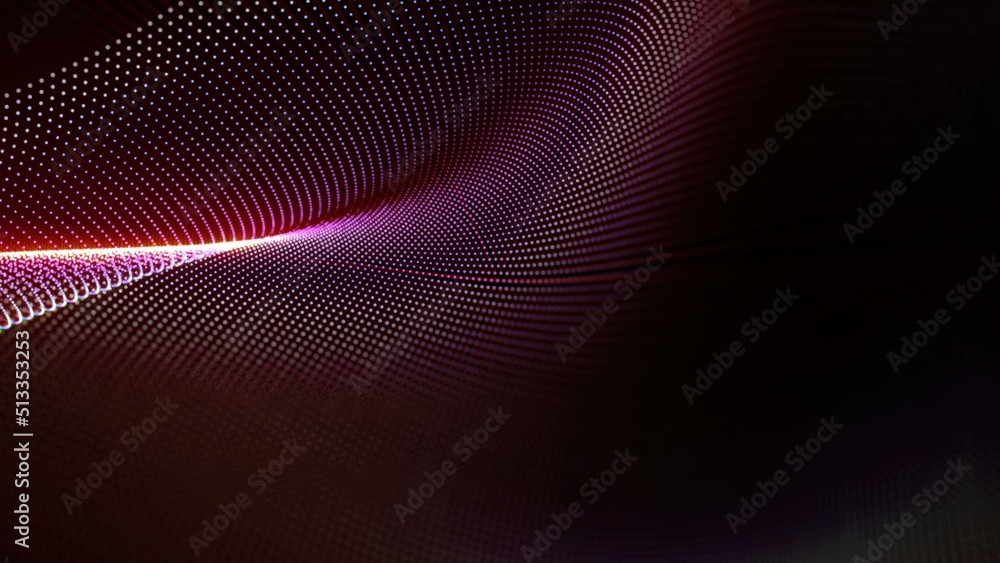 3D Rendering of Abstract Particles 3D Rendering of Abstract Particles