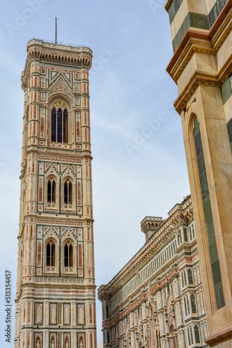 Slika na platnu Historical Giotto Bell Tower in Florence, Italy