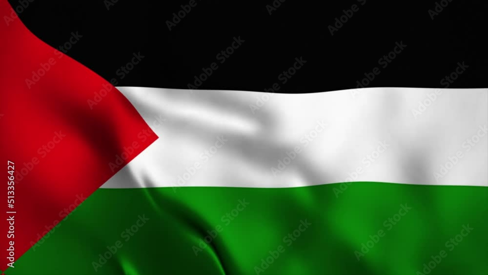 animation video flag independen day of palestine animation video flag independen day of palestine