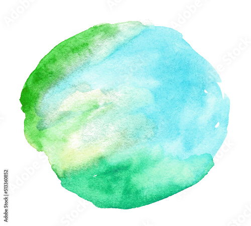 Watercolor background for logo or design