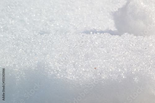 snow surface and snow for backgrounds and textures 