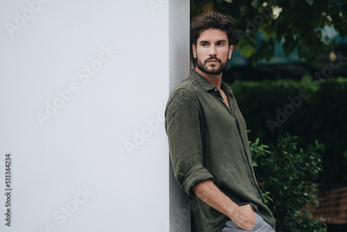 Portrait of a handsome man