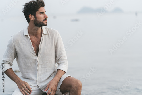 Portrait of a handsome man