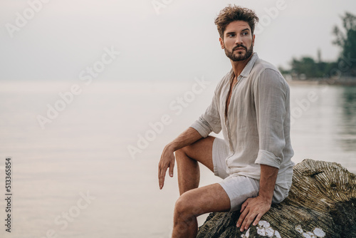 Portrait of a handsome man