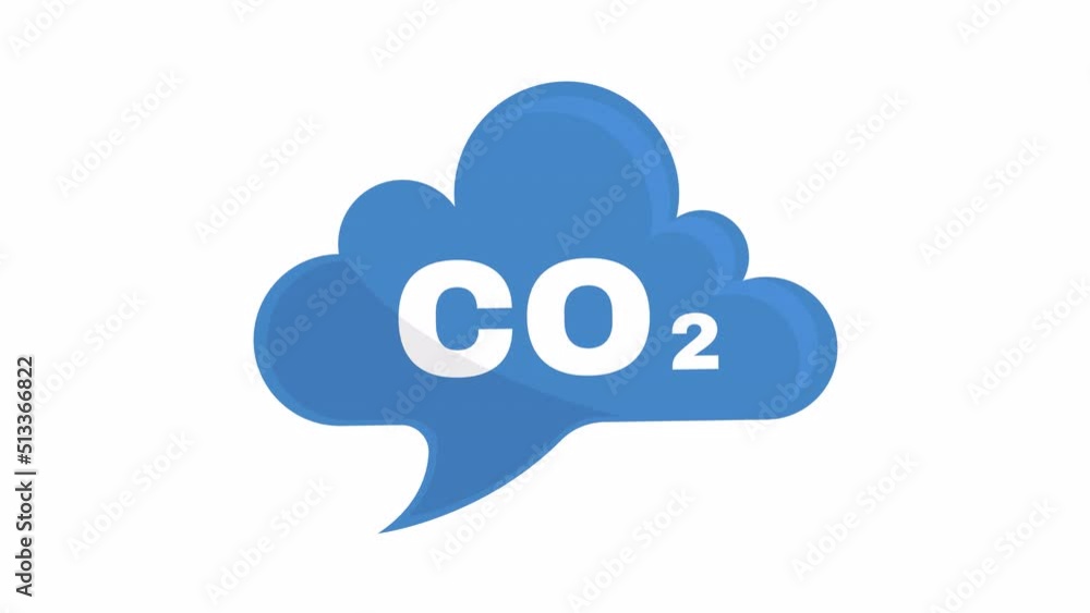 Co2 cloud pollution global warming 4k animation Co2 cloud pollution global warming 4k animation