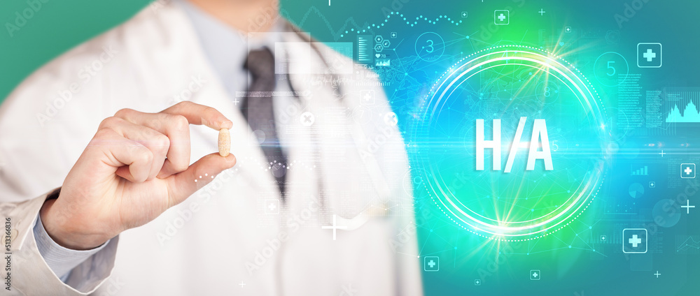 Close-up of a doctor giving you a pill concept Close-up of a doctor giving you a pill concept