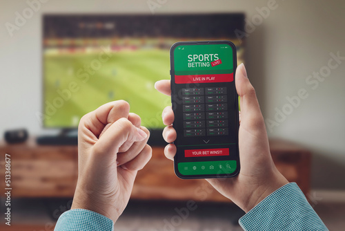 Stampa su tela Live in-play betting app