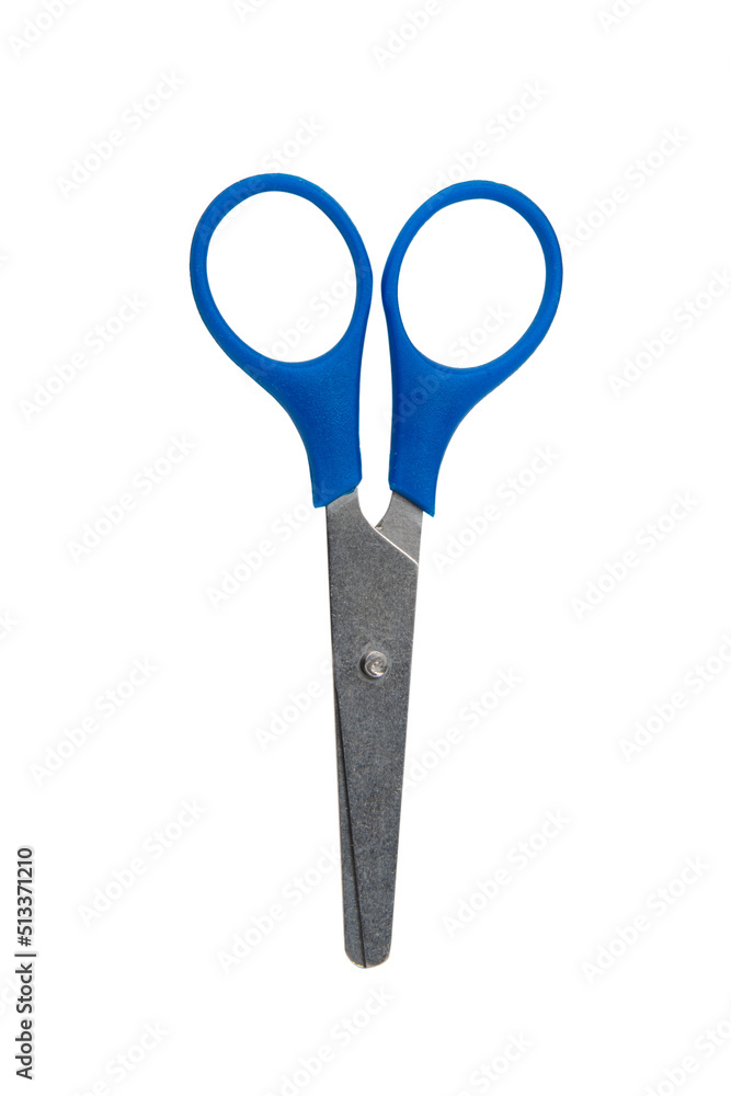 Small scissors craft isolated on the white background Small scissors craft isolated on the white background