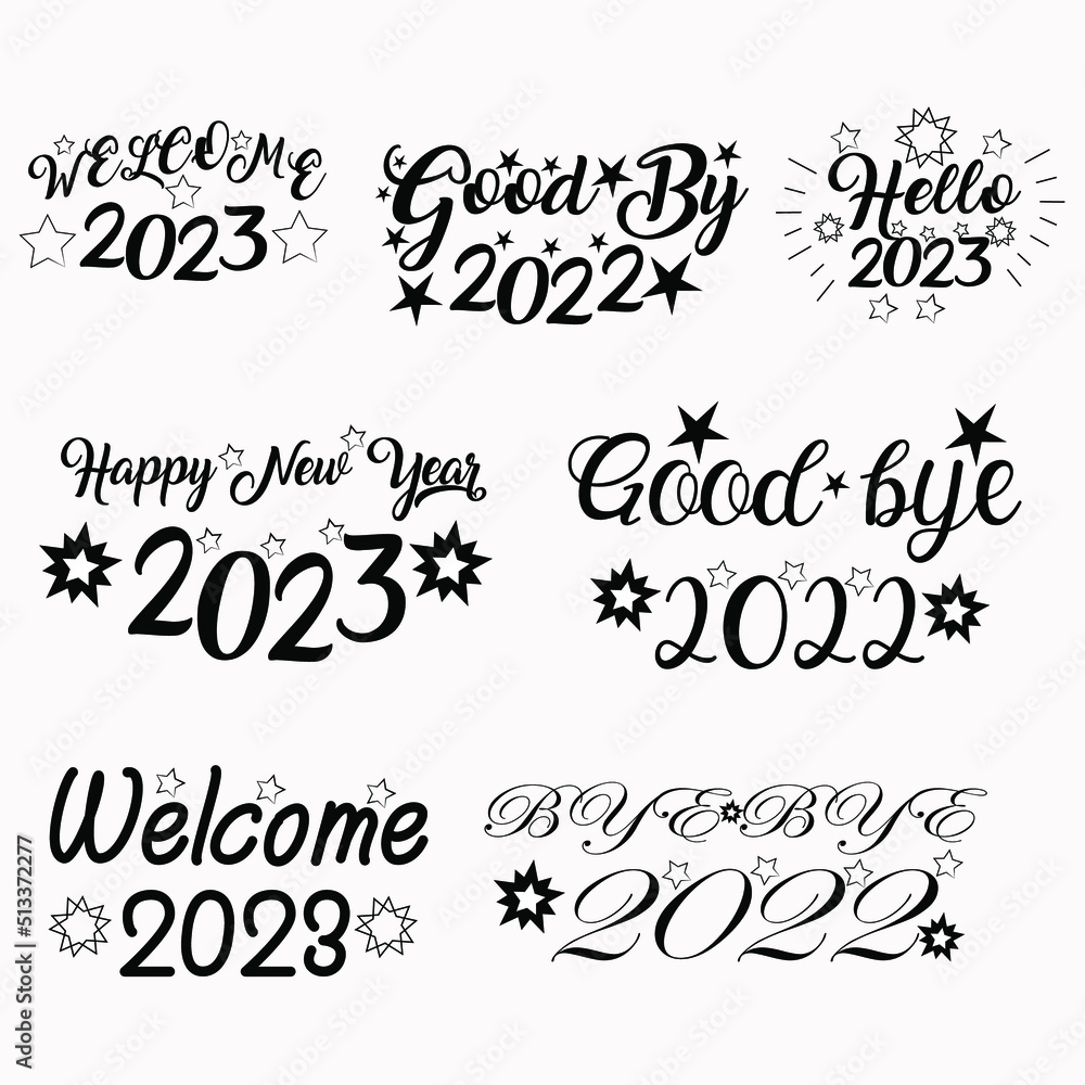 Happy New Year, Creative And Profatinal Design. Happy New Year, Creative And Profatinal Design.