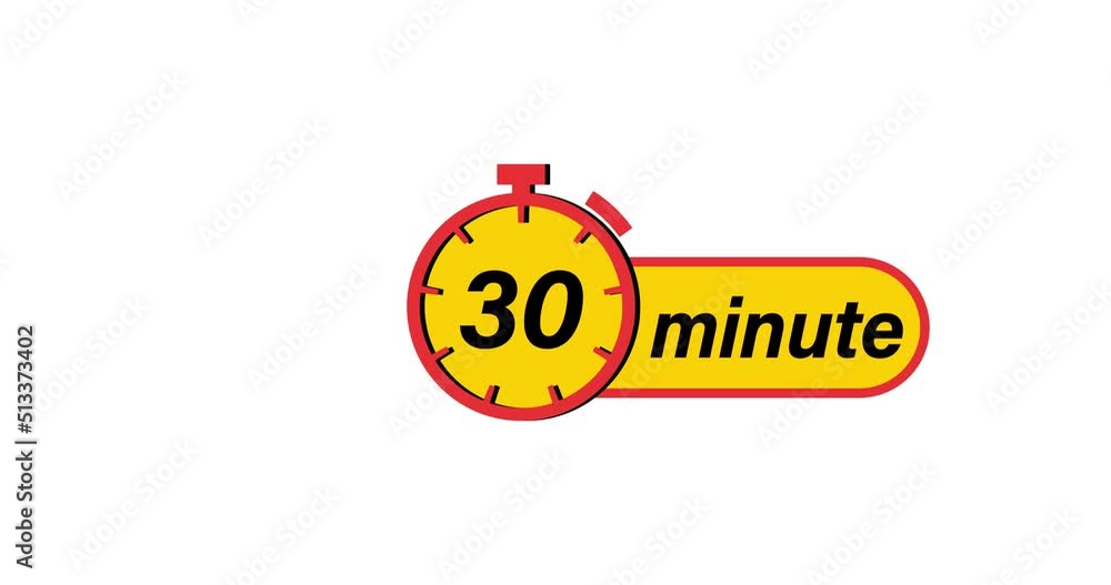 30 minutes timers Clocks, Timer 30 minute icon, countdown icon. Time measure. The chronometer icon is isolated on white background 30 minutes timers Clocks, Timer 30 minute icon, countdown icon. Time measure. The chronometer icon is isolated on white background