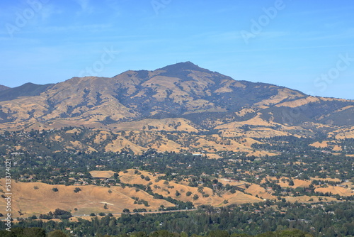 Mt Diablo view, Eagle Peak, Las Trampas Regional Wilderness, California