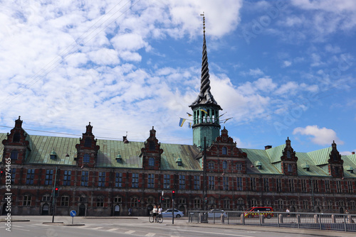The building of the old stock exchange in Copenhagen