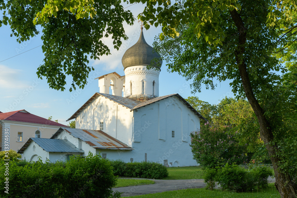 Church Nikoly so Usokhi (St. Nicholas from the dry place in Pskov, Russia Church Nikoly so Usokhi (St. Nicholas from the dry place in Pskov, Russia