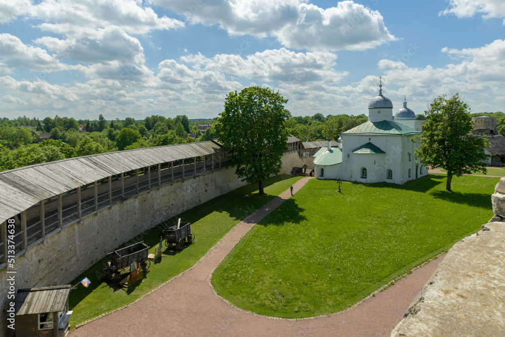 Izborsk fortress.  Pskov district, Russia