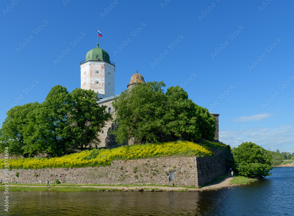 Vyborg castle near Saint-Petersburg, Russia