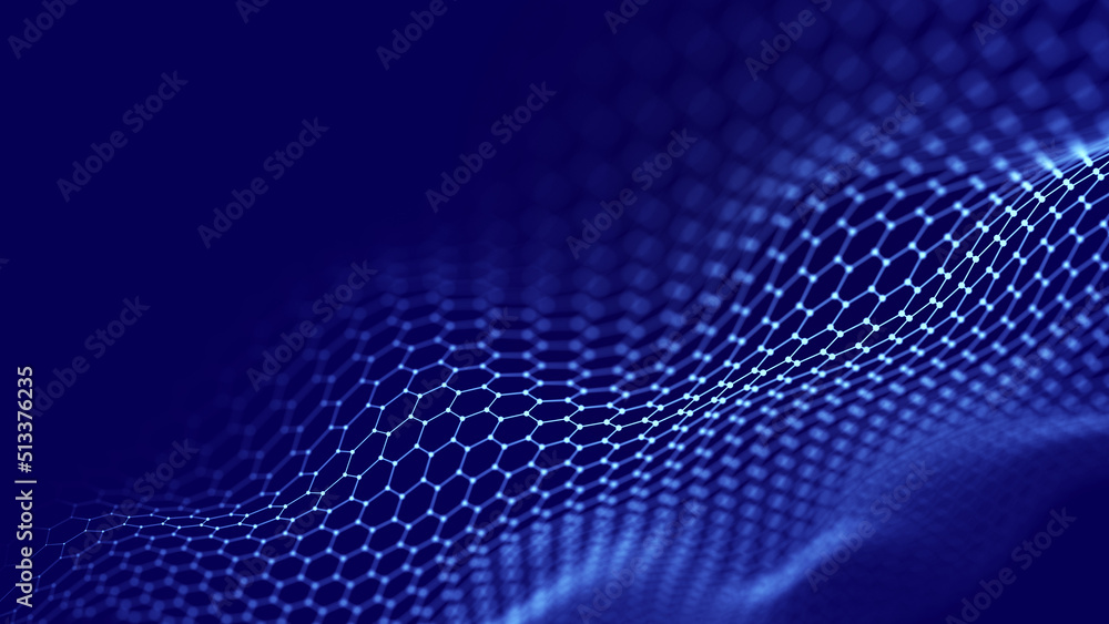 Abstract wave of musical sounds. Smooth information transfer. 3D rendering. Abstract wave of musical sounds. Smooth information transfer. 3D rendering.