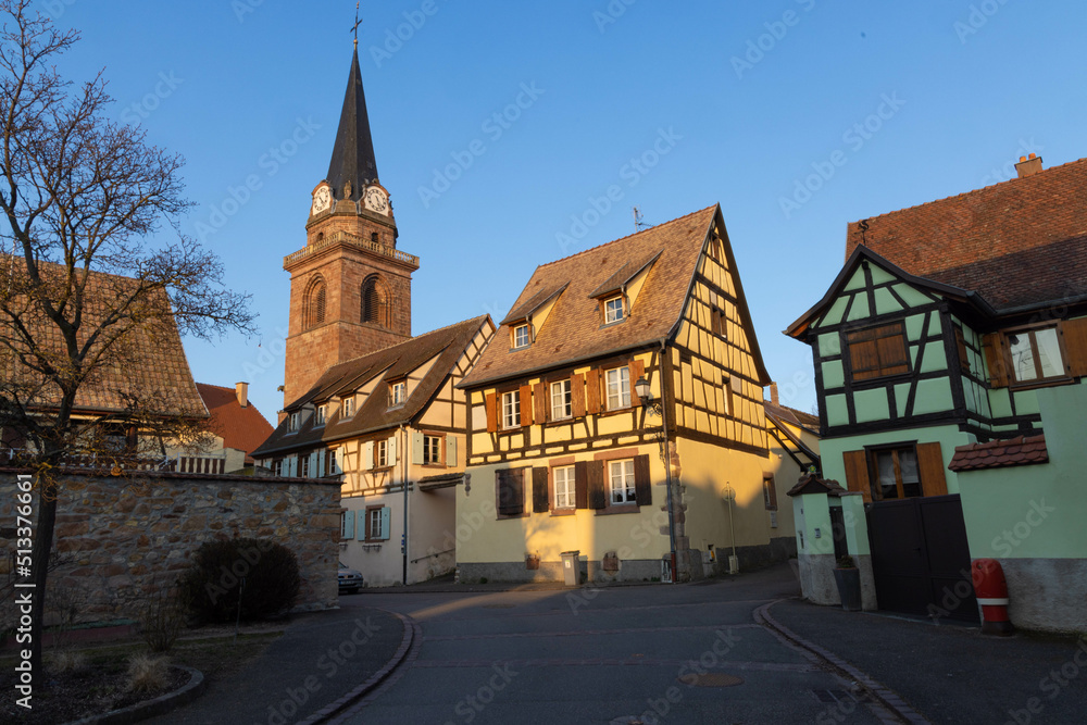 Village de Bergheim, Alsace, France