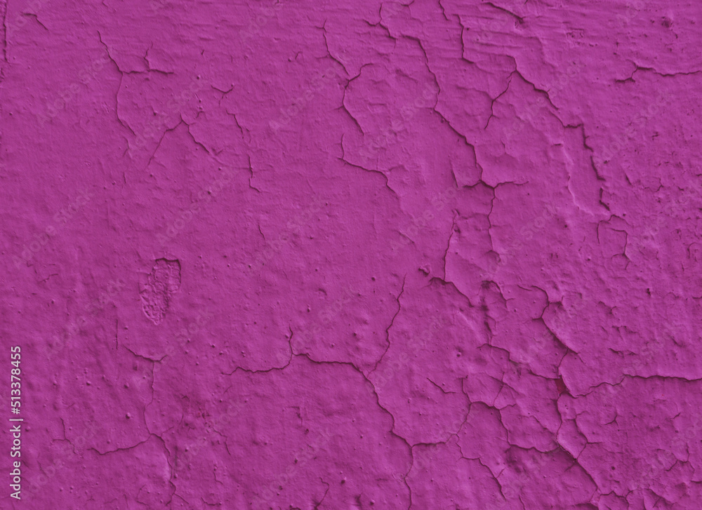 Abstract background of old purple plaster.