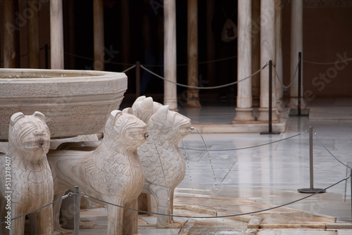 Detalle del patio de los leones (Alhambra)