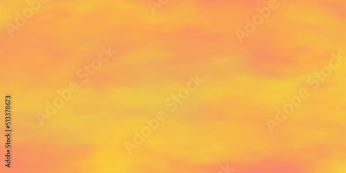 Abstract yellow and orange color mixed watercolor background with stains, colorful yellow or orange background for wallpaper, banner, poster, flyer and template design.