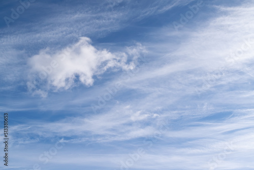 blue sky with clouds