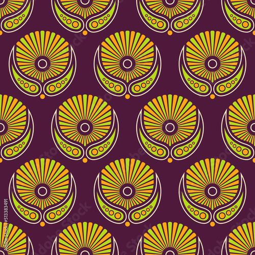 Seamless color vector patte...