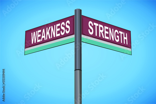 Standing at the Crossroads of Weakness and Strength: A Metaphorical Journey Through Self-Discovery, Where Each Path Reflects Growth, Resilience.