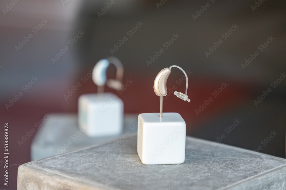 Modern hearing aid. Hearing solutions.