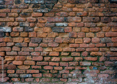 Beautiful old grounge brick wall texture or background 