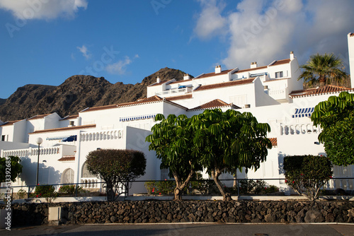 white houses in Tenerife Canary islands