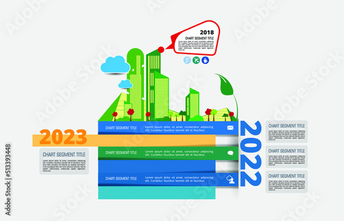 Business infographic layout. Design colorful presentation templates.