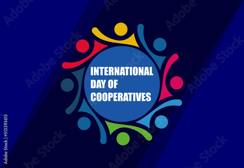 International Day of Cooperatives Celebration Vector Template